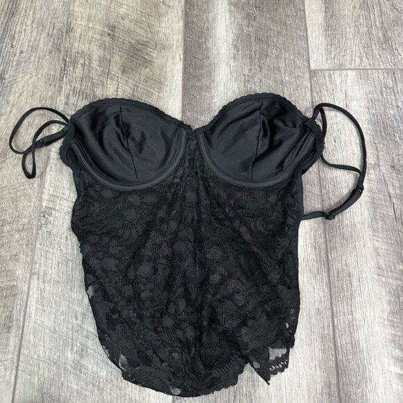 36C VS Black Lace Lingerie Bodysuit - Picture 11 of 13